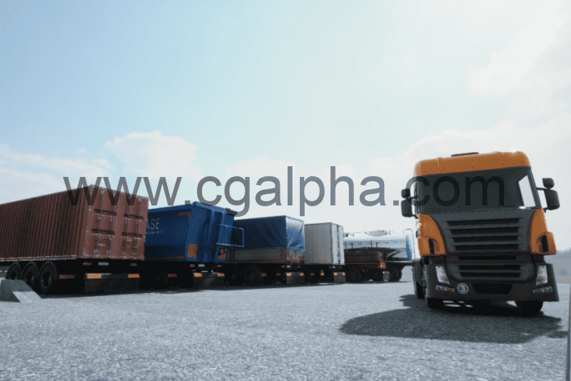 UE4插件 – 卡车和拖车模拟插件 Truck and Trailers