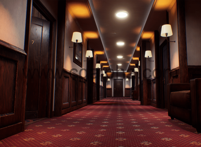 【UE4】模块化宾馆酒店 Modular Hotel