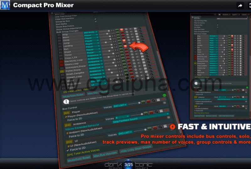 Unity插件 – AAA音效编辑器声音插件 Master Audio 2022: AAA Sound