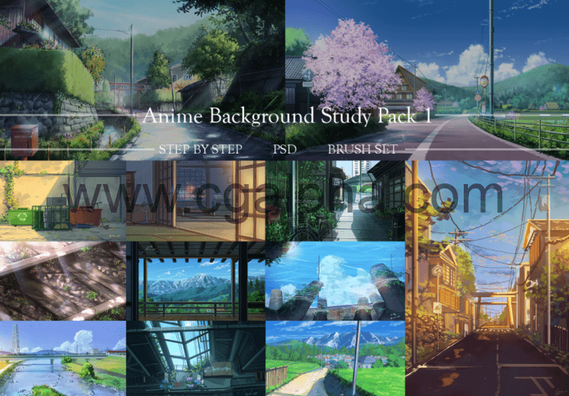 PS – 动漫背景包 Anime Background Pack 1