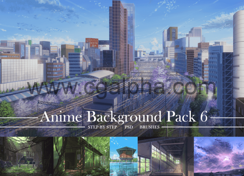 PS – 动漫背景包 Anime Background Pack 6