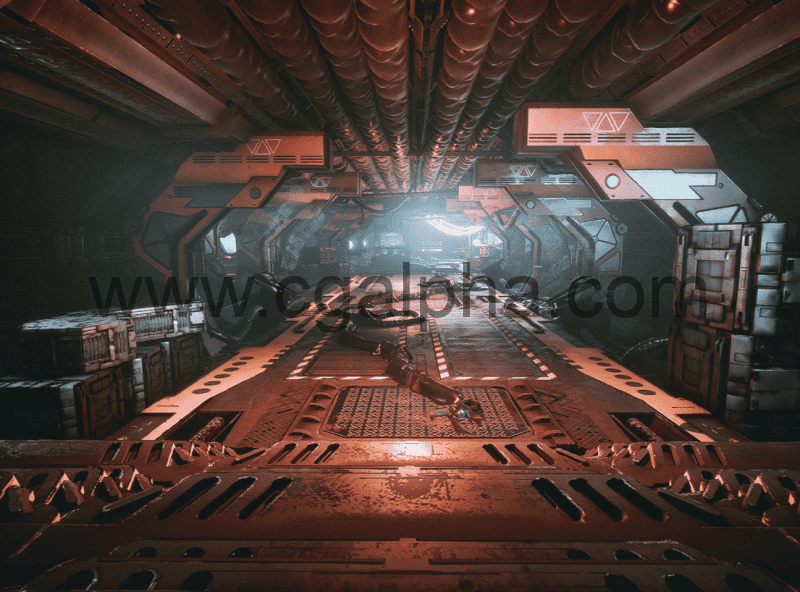 【UE4】科幻内饰 Sicka Sci-fi Interior 3