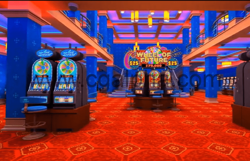 Unity – 娱乐场所模型 Casino interior