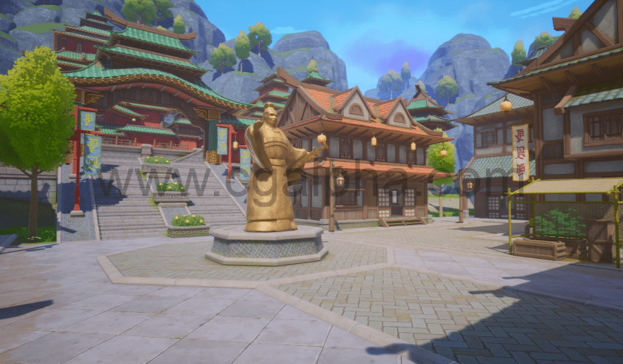 【UE4】程序化的亚洲传统建筑 Stylized Asian Village