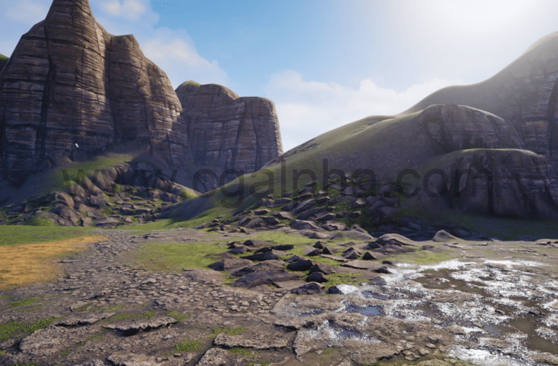 【UE4】地形材料 Terrain Materials VOL.2