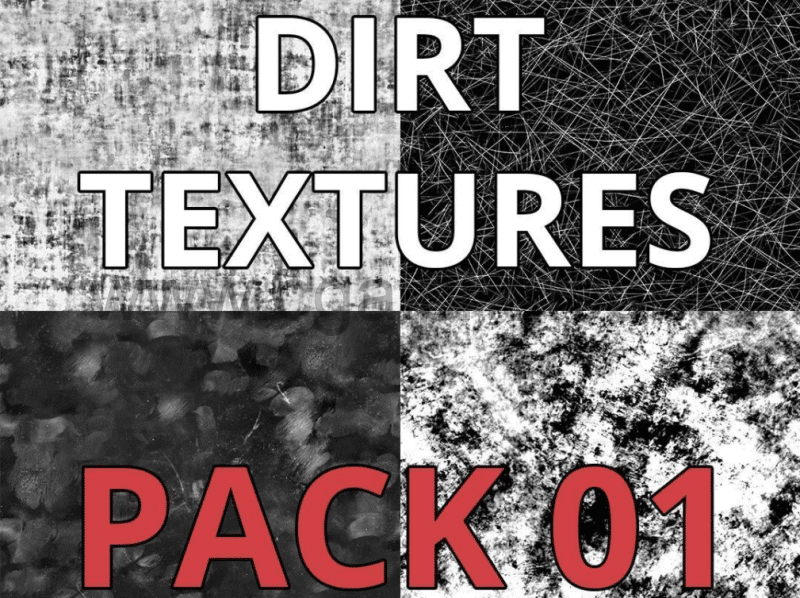239张4K污垢划痕遮罩贴图纹理素材 3DCollective Texture Pack 01