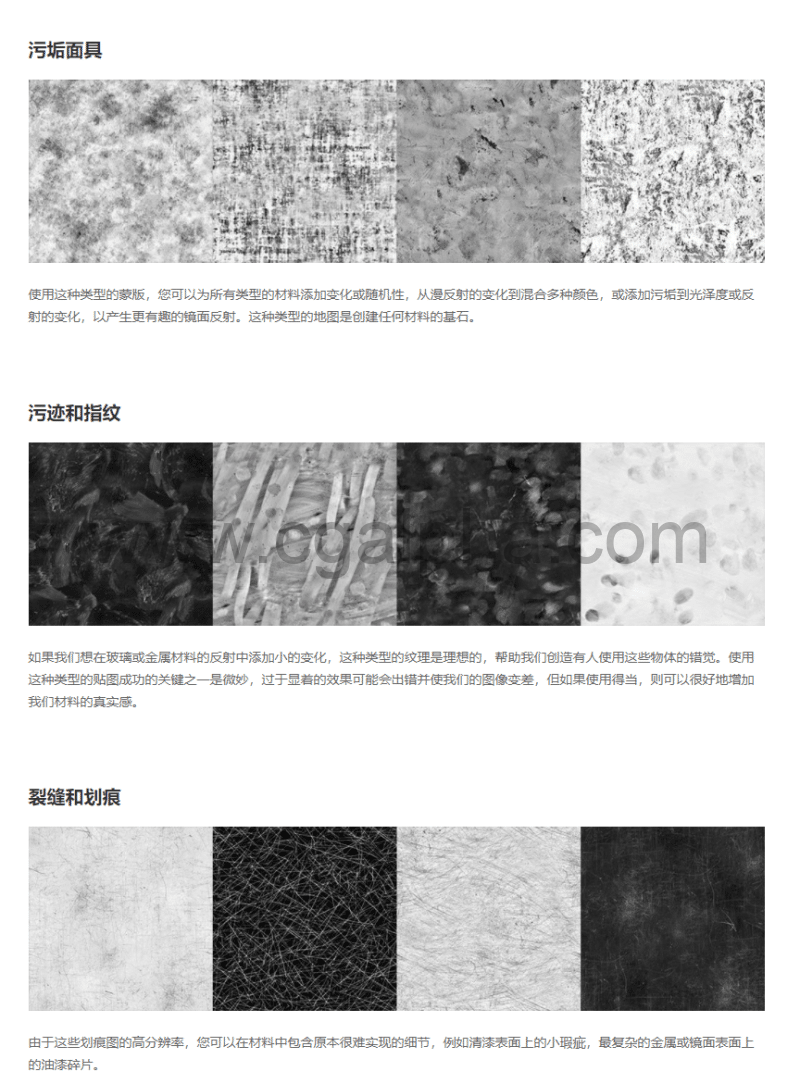 239张4K污垢划痕遮罩贴图纹理素材 3DCollective Texture Pack 01