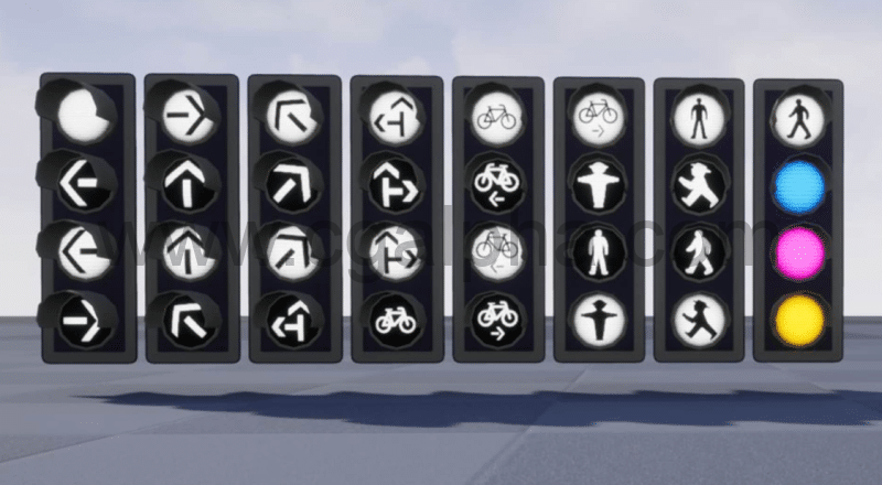 【UE4】交通红绿灯 Traffic Lights 【UE4】交通红绿灯 Traffic Lights