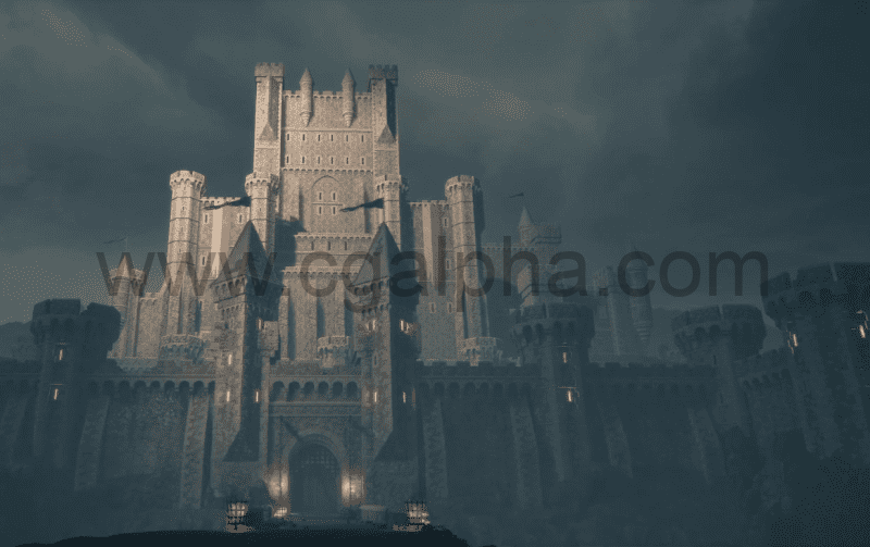 【中文字幕】UE5 – 在虚幻引擎中创建中世纪城堡 Creating a Medieval Castle in Unreal Engine 5