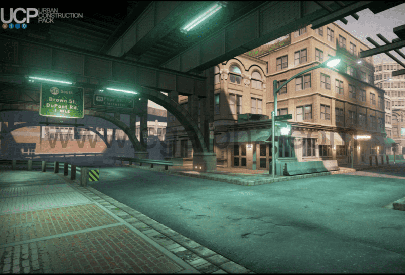 【UE4】模块化城市建筑 Urban Construction Pack