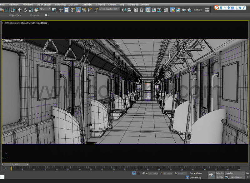 模型资产 – 城市地铁项目文件 The Spiral City Subway