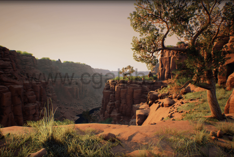 【UE4】红色沙漠场景 Red Desert Pack