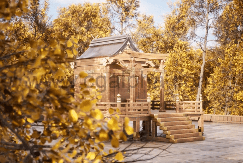 【中文字幕】UE5教程 – 在虚幻引擎中创建日本神社环境场景