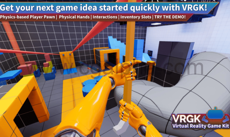 UE4插件 – 虚拟现实游戏套件 Virtual Reality Game Kit