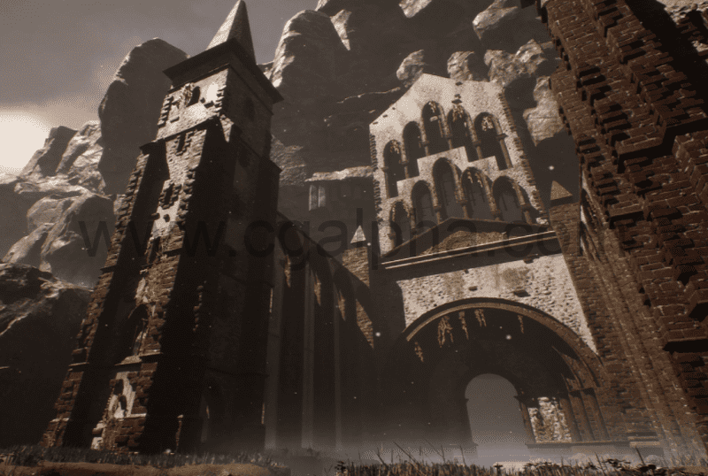 【UE4】失落的修道院遗址 Lost Monastery Ruins