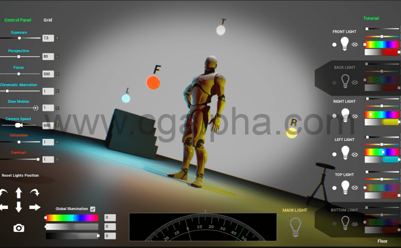UE4插件 – 虚拟灯光照明插件 MetaLight Studio