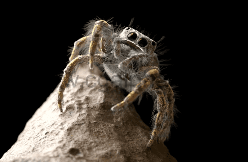 【中文字幕】Maya教程 – 写实蜘蛛的建模和渲染 Modeling and Rendering a Realistic Jumping Spider