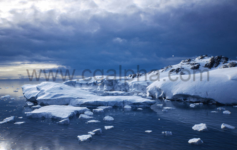 【UE5】北极冰山场景 Arctic Island