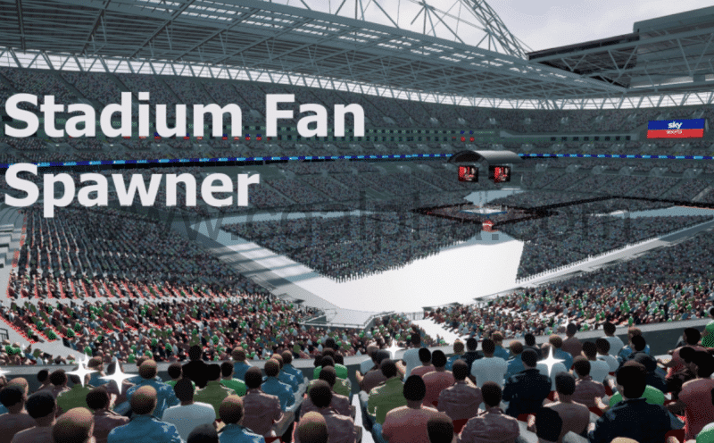 UE4插件 – 角色群集生成插件 Stadium Event Fan Spawner