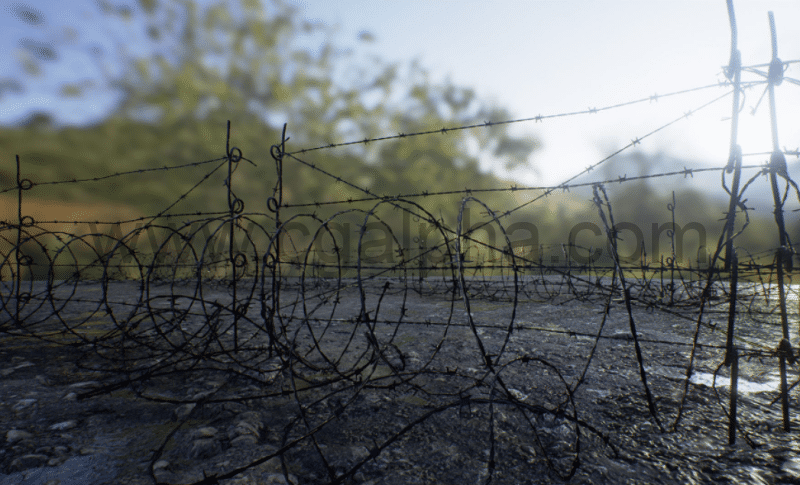 【UE4】写实铁丝资产 Barbed Wire Pack