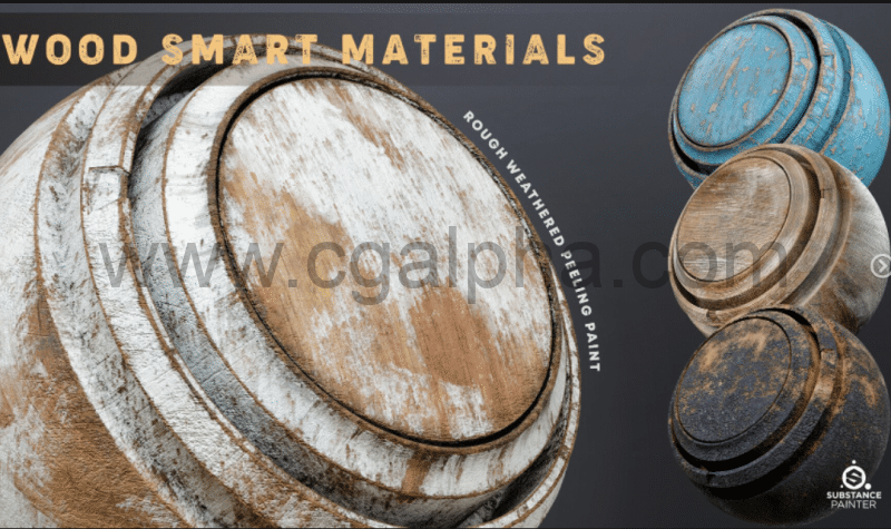 27组 Substance木头智能材质 Wood Smart Materials