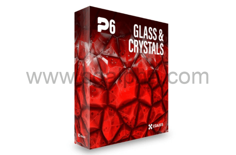 CGAxis – Physical 6 – Glass and Crystals PBR Textures