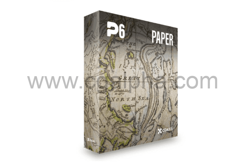 CGAxis – Physical 6 – Paper PBR Textures