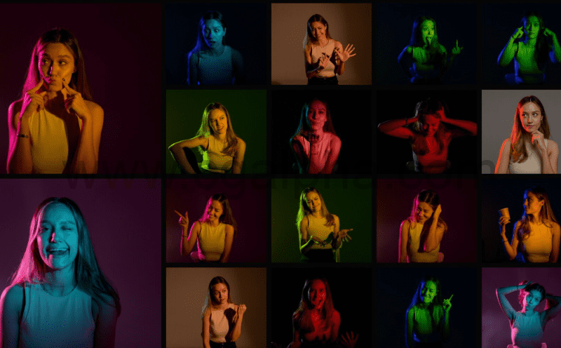 316张表情特写女性喜悦惊讶悲伤参考图片