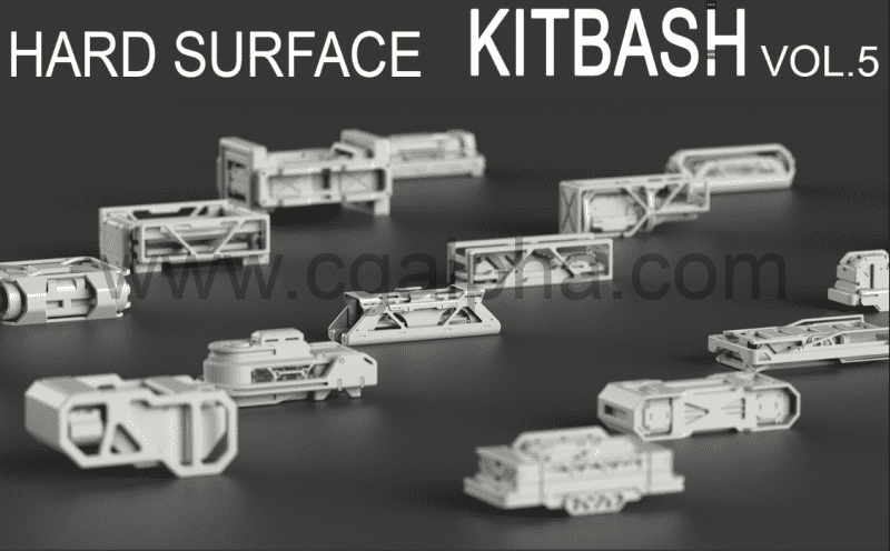 模型资产 – 硬表面模型资产 Hard Surface KitBash