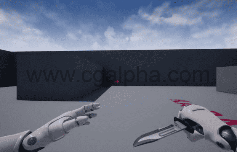 【UE4】近战刀跟手臂动画套装 Combat Knife Animation Kit