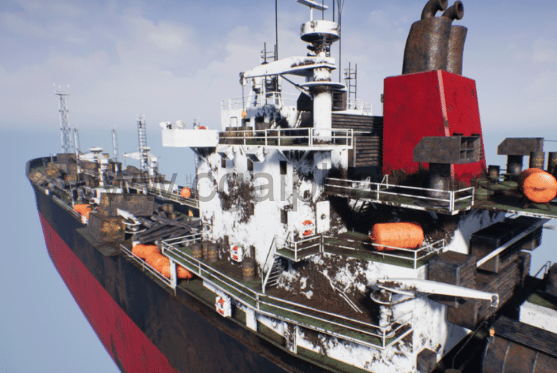 【UE4】世界末日油轮 Post-Apocalyptic Oil Tanker