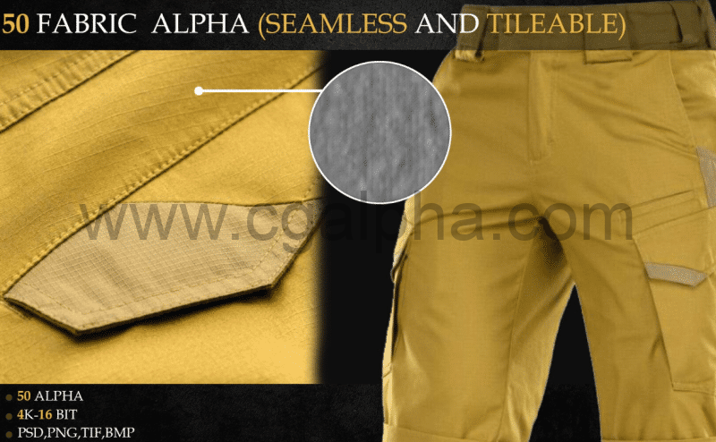 50种布料材质无缝贴图 50 FABRIC ALPHA 02
