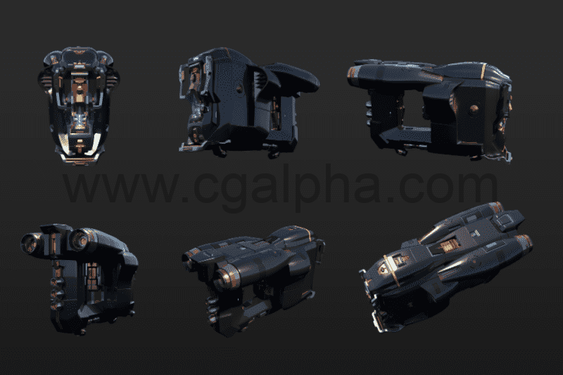 模型资产 – Drone 无人机模型