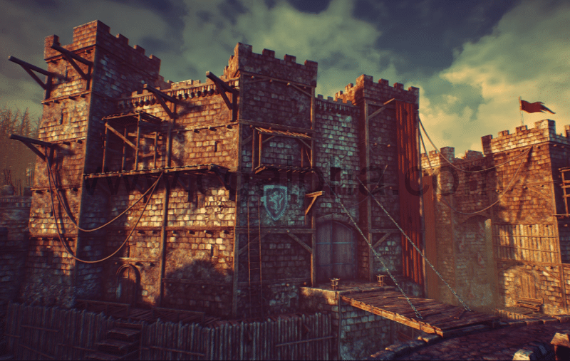 【UE4】建筑堡垒 Fortress Builder Pack