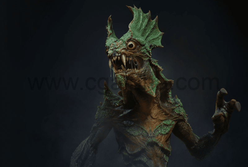 【中文字幕】Zbrush笔刷 – 生物纹理绘制皮肤笔刷 Creature Textures and Skin Brushes