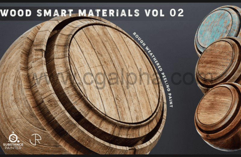 32 种高细节的木质智能材料 Wood Smart Materials Vol 02