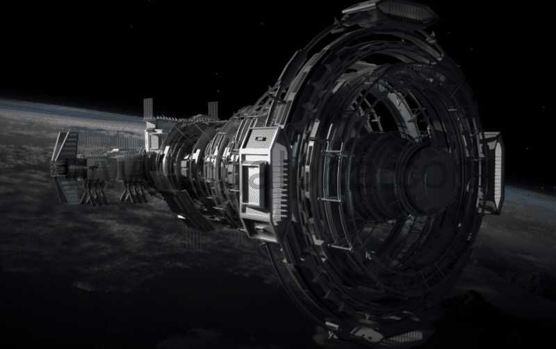 模型资产 – 概念设计空间站模型 space station