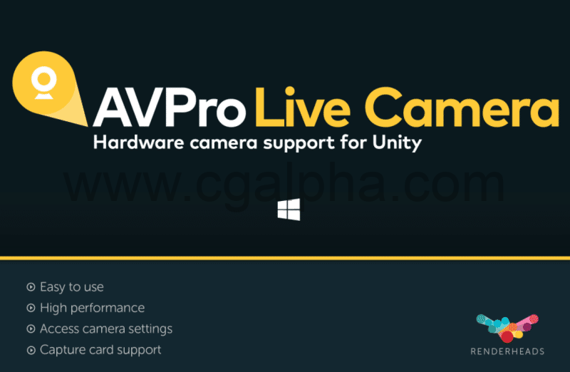 Unity插件 – 实时摄像机获取插件 AVPro Live Camera