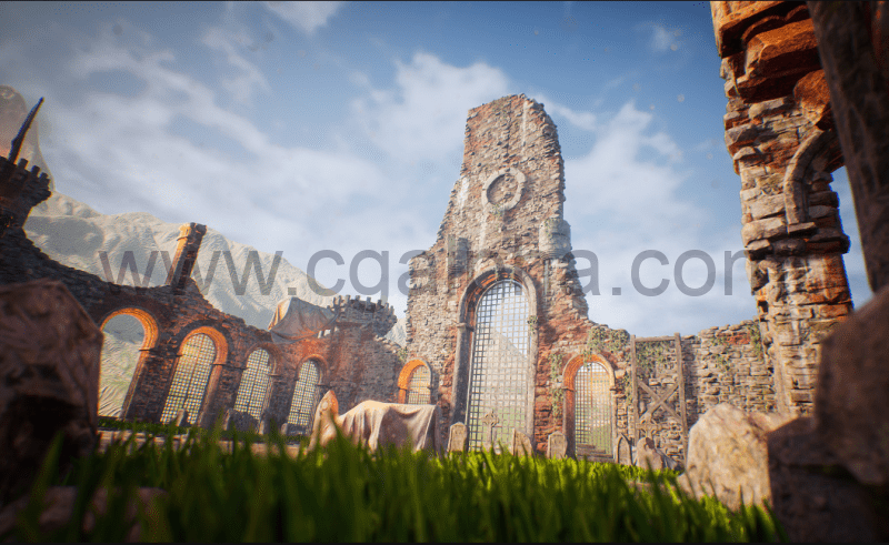 【UE4】幻想中世纪城堡资产 Fantasy Medieval Castle Kit