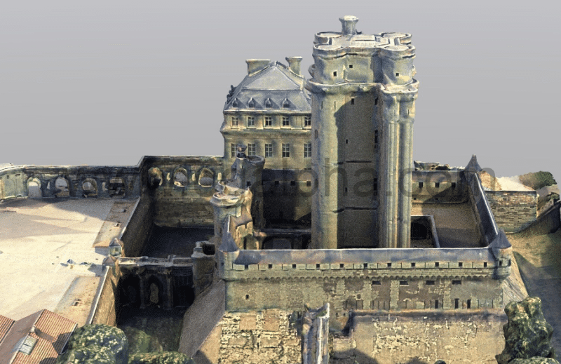 老城堡3D扫描模型 Old castle 3D model