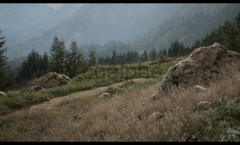 【UE4】山地草原环境 Mountain Grassland Environment