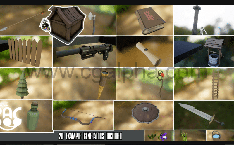 UE5插件 – 程序资产创建插件 Simple Procedural Asset Creator UE5插件 – 程序资产创建插件 Simple Procedural Asset Creator