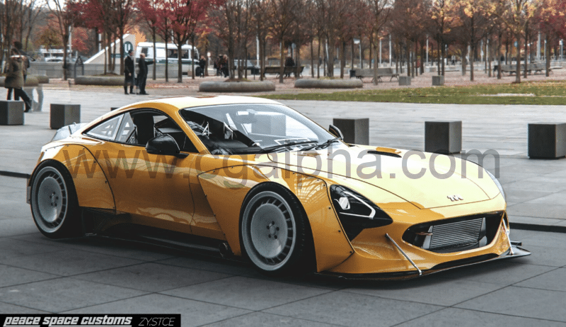 模型资产 – TVR Griffith 格里菲斯汽车3D模型