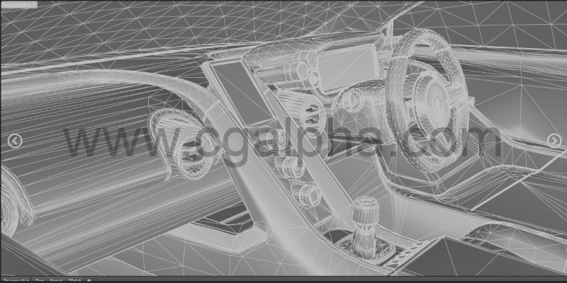 模型资产 – TVR Griffith 格里菲斯汽车3D模型 模型资产 – TVR Griffith 格里菲斯汽车3D模型
