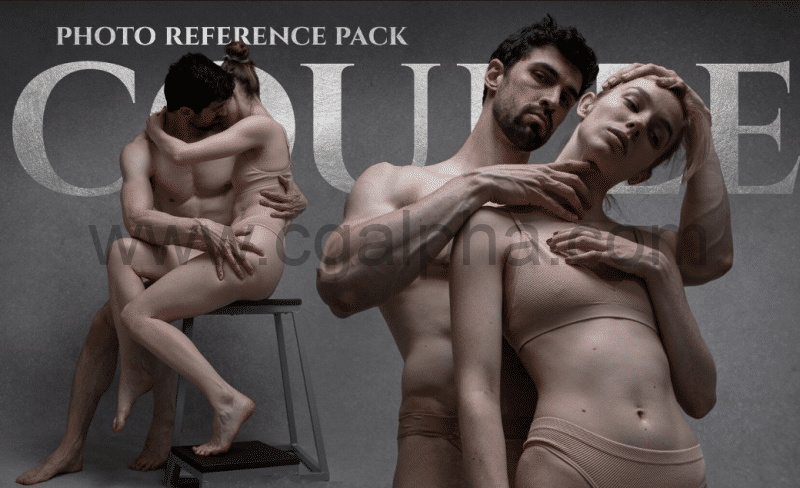 341张互动艺术姿势造型参考图片