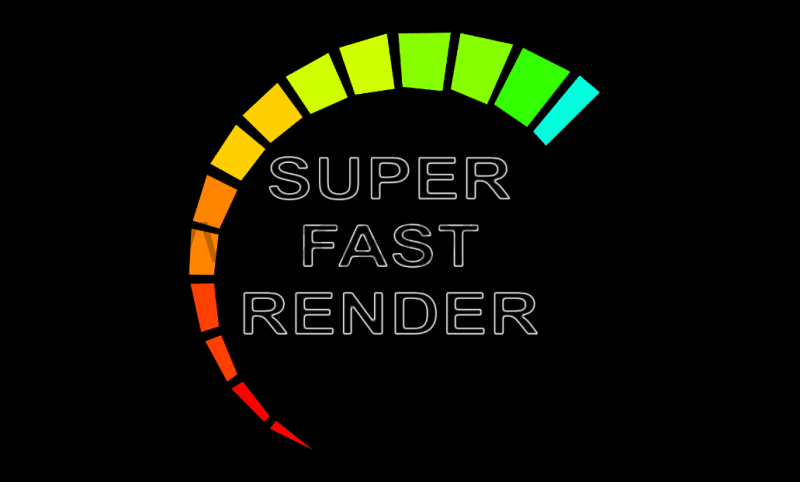 Blender插件 – 快速渲染插件 Super Fast Render
