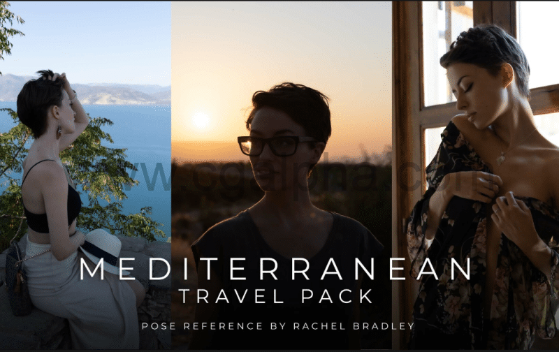 375张地中海风景艺术家的姿势参考