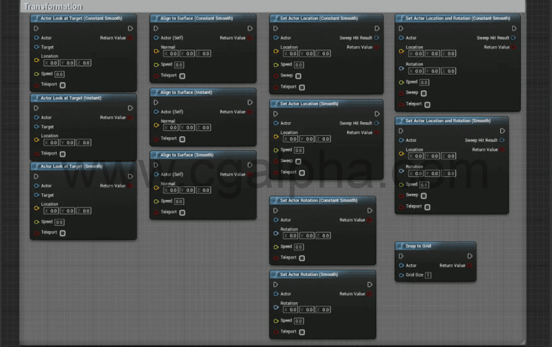 【UE4】蓝图资产库 TD Blueprint Library