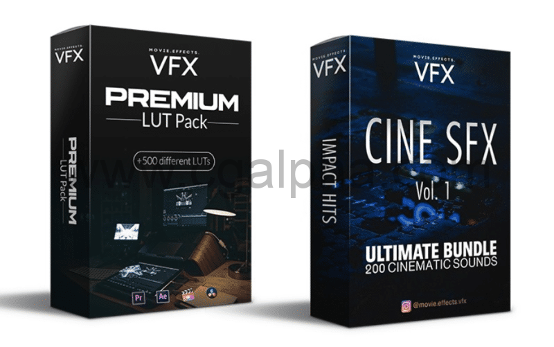 电影制片人常用音效包和调色LUT包 CINE SFX Vol. 1 Ultimate Bundle & Premium LUT Pack