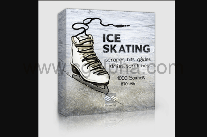 1000种溜冰滑冰相关音效摔倒刮擦击打无损音效